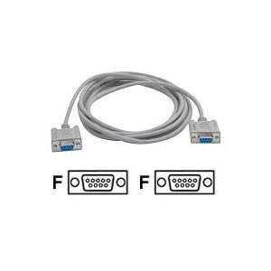  10 ft. Cross Wired Modem Cable DB9 F/F Electronics