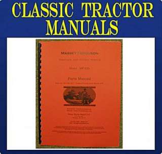 Massey Ferguson MF 626 Garden Tractor Parts Manual MF 626  