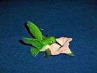 ceramic humming bird on flower hand painted hummingbird buy it