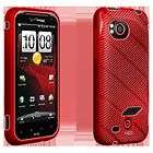 HTC Rezound High Gloss Red Silicone Cover Case OEM Verizon Wireless