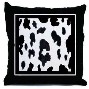  COW PRINT Cow Throw Pillow by 
