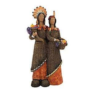 Native American Couple Figurine