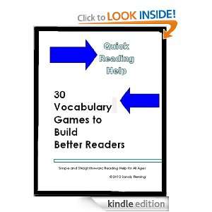 30 Vocabulary Games to Build Better Readers Sandy Fleming  