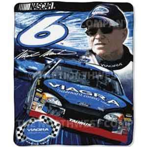  Mark Martin NASCAR Micro Raschel Throw/Blanket (Icon 