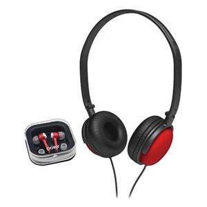  Headphones w/Carrying Case Red (CV140RED)   Office 