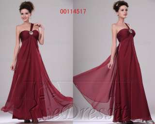 eDressit New Burgundy Evening Dress Formal Gown UK 6 20  
