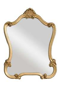 Uttermosts traditional gold wall mirror features a gold frame 
