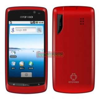   touch Screen dual SIM WIFI TV Android 2.2 Mobile cell phone A8 red