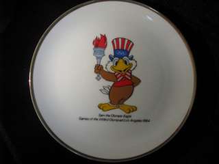 1984 Summer Olympics Sam Eagle Limited Edition Plate  