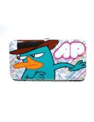 Disneys Perry the Platypus All Over Ladies Hinge Wallet
