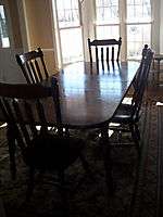   ROOM SET TABLE/4 CHAIRS/HUTCH/2 LEAVES SOLID MAPLE WOOD PICKUP  
