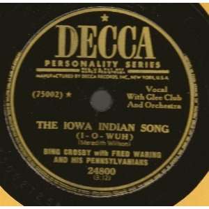  The Iowa Indian Song (I O Wuh) / Way Back Home [1949 10 