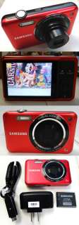 Samsung SL605 12.2 MP Mega Pixel 5X Zoom Digital Camera RED NEW 