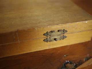   Antique 1900s Dovetail Wooden Microscope Slide Specimen Boxes Cases