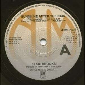  SUNSHINE AFTER THE RAIN 7 INCH (7 VINYL 45) UK A&M 1977 