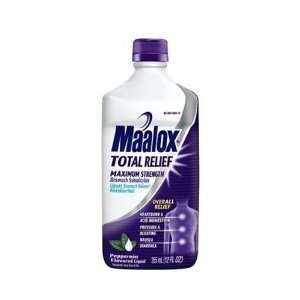  Maalox Total Stomach Relief, Maximum Strength, Peppermint 
