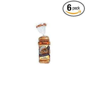 Thomas Cinnamon Raisin Swirl 6 Pre Sliced Bagels 20 oz (Pack of 6 