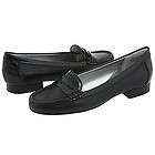 Anne Klein North Black Leather Loafer Shoes sz 6