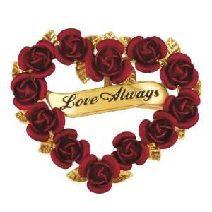  A Dozen Roses Heart Pin Jewelry