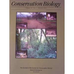  Conservation Biology The Journal of the Society of 