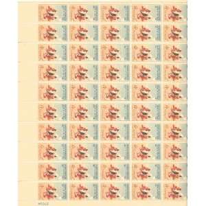  The Smoke Signal Full Sheet of 50 X 4 Cent Us Postage 