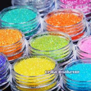   Glitter Nail Art Tool Kit Acrylic UV Powder Dust Kits Set 1004  