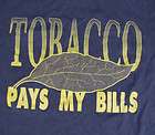   TOBACCO TAXES Pocket T Shirt SIZE L Cigarettes Smoking Camel Marlboro