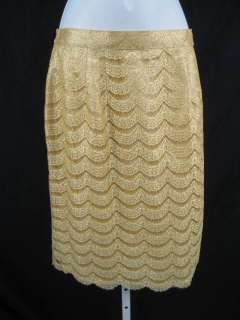 NEW CARMEN MARC VALVO Gold Formal Top Skirt Outfit 8  