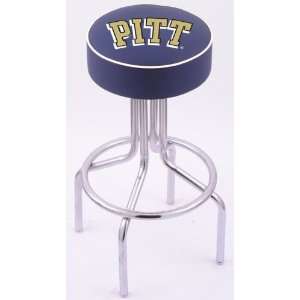  University of Pittsburgh Steel Stool with 4 Logo Seat 