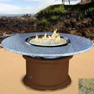   Fire Pit   Gas Logs   Sunset Gold Granite   Natural Gas Sports