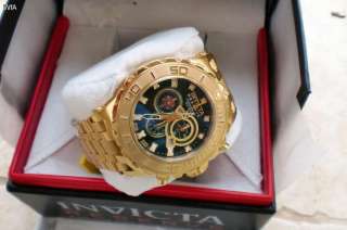 INVICTA RESERVE SPECIALTY 18K GOLD 500M SWISS CHRONOGRAPH WATCH NEW 