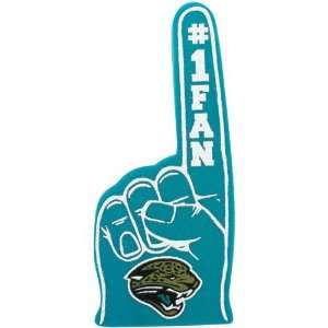  NFL Jacksonville Jaguars Teal #1 Fan Foam Finger Sports 