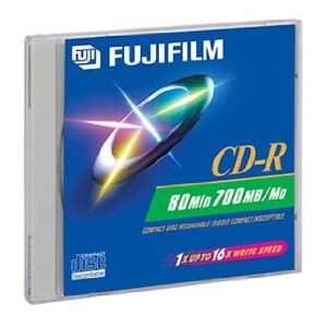  O FUJI O   Disk   CD R/W 80 min   branded   jewel   Sold 