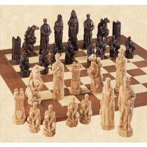  The Crusades Crushed Stone Chess Pieces Toys & Games