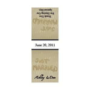  10611 Written in the Sand Wedding Label 1.25 x 3.5 Tic Tac Labels 
