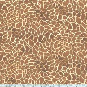  45 Wide Big Cats Giraffe Texture Rust Fabric By The Yard 