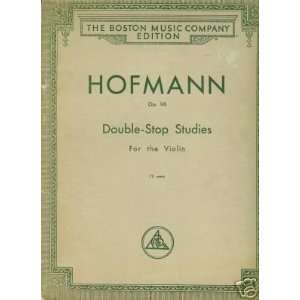  Double stop Studies for the Violin Op 96 Richard Hoffmann 
