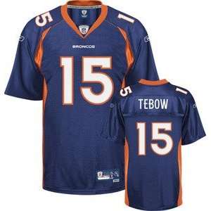  Tim Tebow Denver Broncos Premier Blue Jersey Sports 