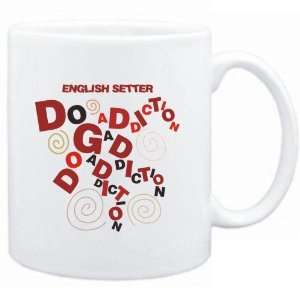    Mug White  English Setter DOG ADDICTION  Dogs