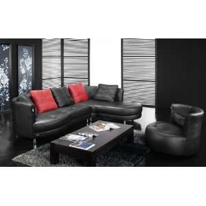 Italian Leather Sectional Sofa Set   Kaleb Leather Sectional with Left 
