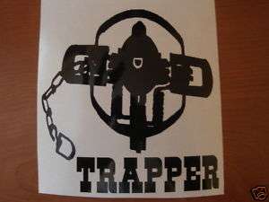 STEEL TRAP TRAPPER HUNTING DECALS **NEW** DEALS HERE  