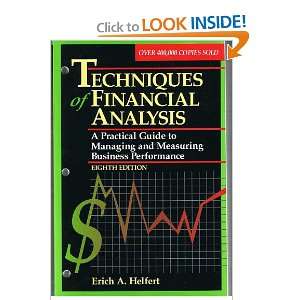  of Financial Analysis A Practical Guide to Managing and Measuring 