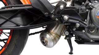 EXHAUST SYSTEM KTM DUKE 125 POWERCONE SLIP ON WITH LINK PIPE AND DB 