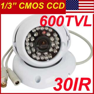 600TVL CMOS 30IR Surveillance Security Camera CCTV Color Night Vision 