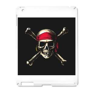  iPad 2 Case White of Pirate Skull Crossbones Everything 