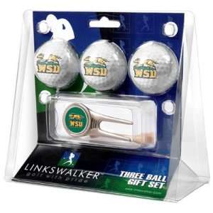   Wright State Raiders NCAA 3 Ball Gift Pack w/ Cap Tool Sports