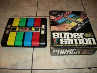 1979 MILTON BRADLEY  ELECTRONIC SUPER SIMON GAME W/BOX (LOOK)  
