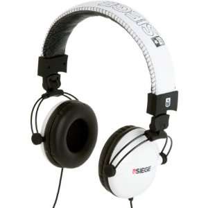  Siege Audio OG Division Headphone White, One Size Sports 