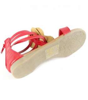   Strap Flat Thong Sandals Red Size 9 4 / kids t strap shoes  