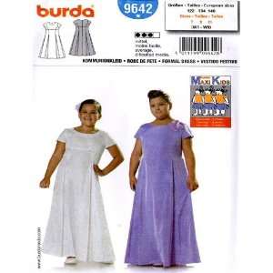  Burda Girls Formal Dress Pattern By The Each Arts 